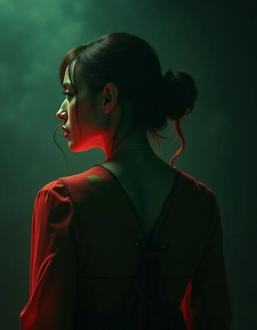 51短剧网《千金归来》封面海报，身着长裙的优雅女主